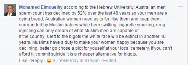 Halal Certification Authority boss says Australian women need Muslim men to fertilise them