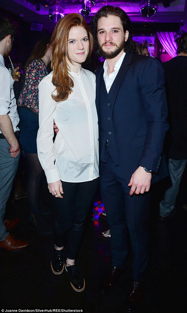 Sweet: After they moved in, Kit said: 'I've moved in with my other best friend Rose, so I'm very happy. It's going well, so she's got all sorts of ideas for the house'. Pictured together in 2016