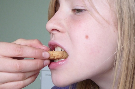 chewing