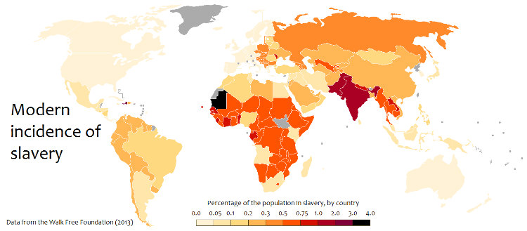 Modern Incidence of Slavery Modern Incidence of Slavery