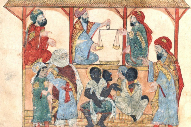 Slave Market in 13th Century Yemen Slave Market in 13th Century Yemen